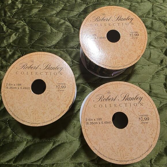 The Robert Stanley Collection Black & Gold Glitter Ribbons Bundle - Picture 4 of 5